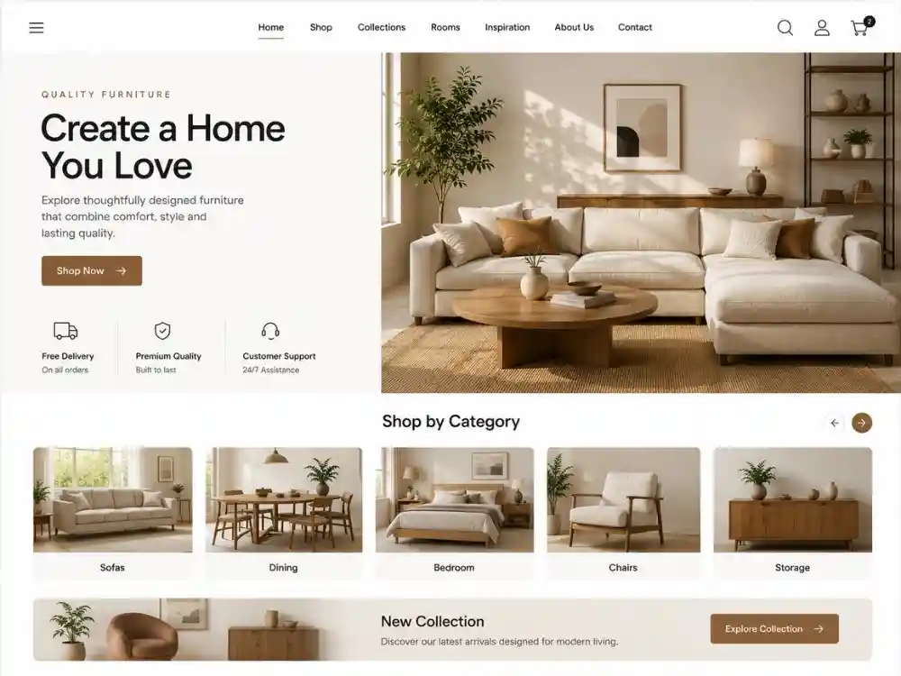 Home and furniture ecommerce SEO