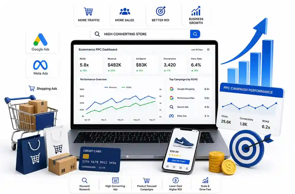 Ecommerce PPC management for profitable paid growth