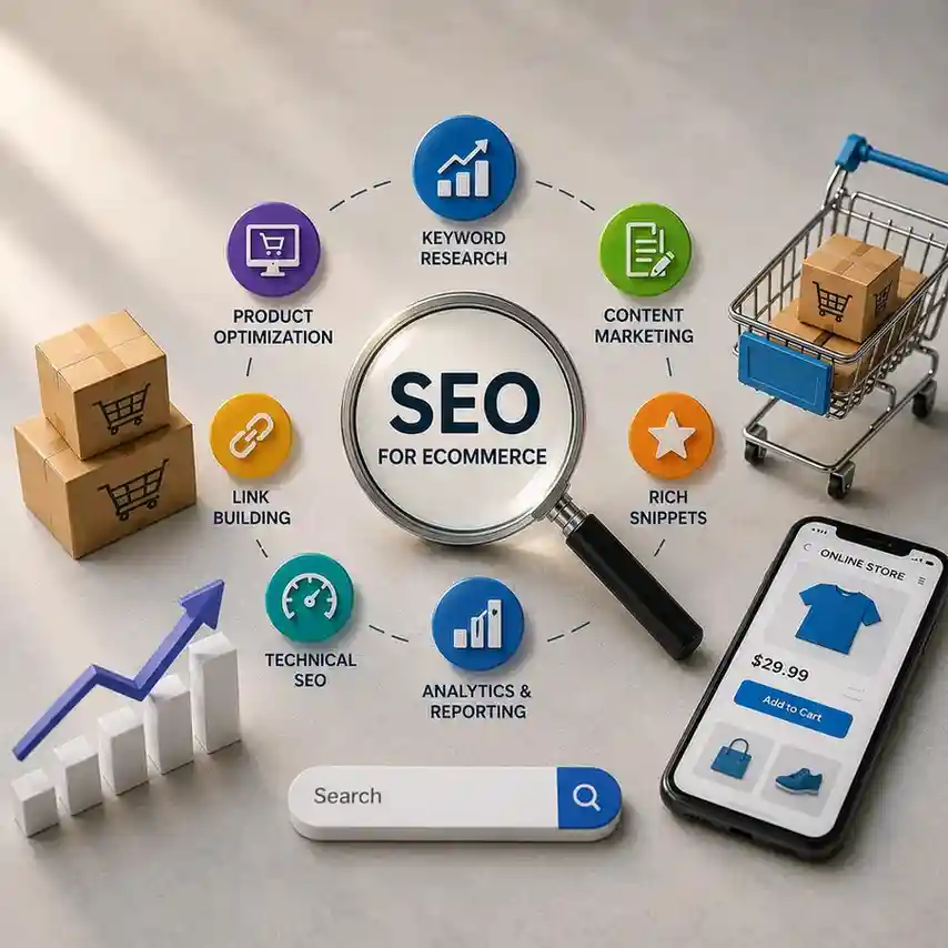 Ecommerce SEO services growing online store revenue
