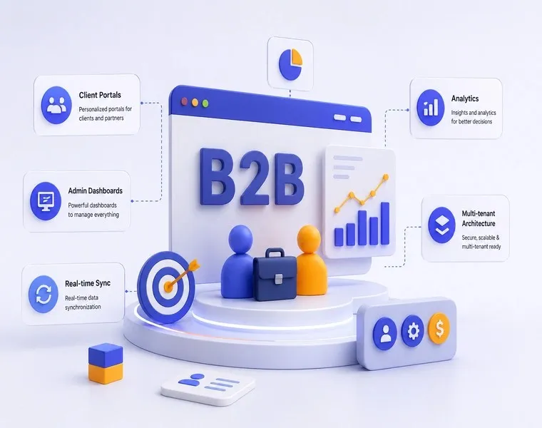 Secure enterprise platform and client portal for managing business workflows