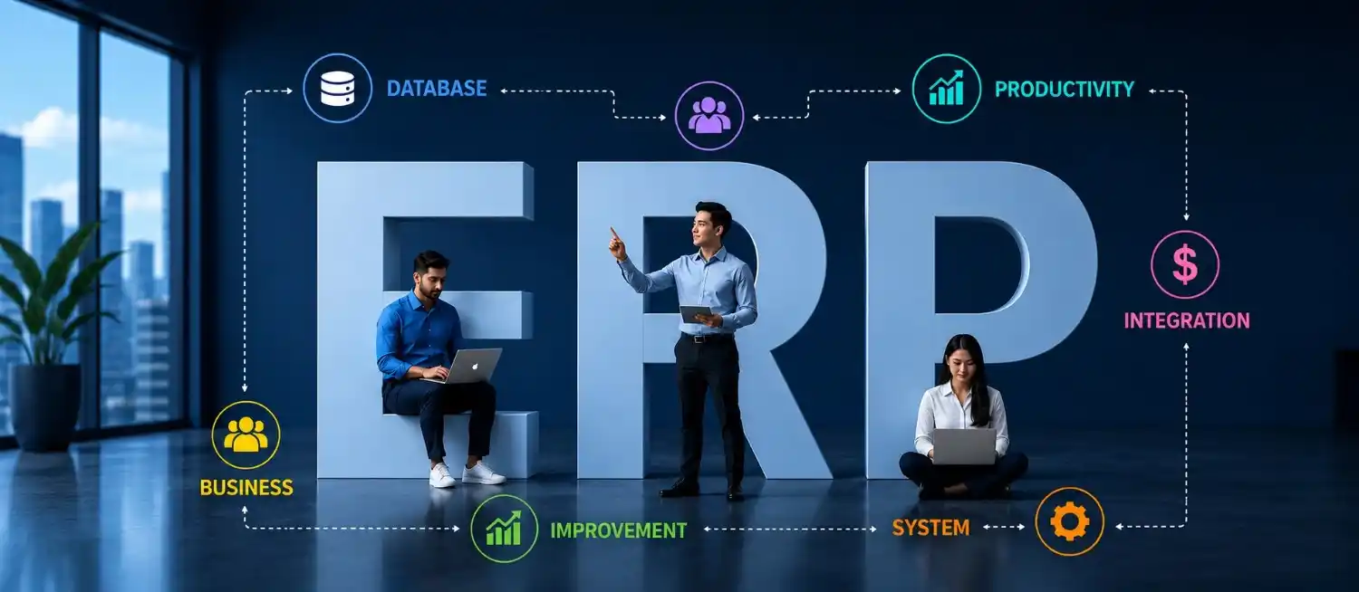 Business team planning an ERP implementation project with SDLC Corp