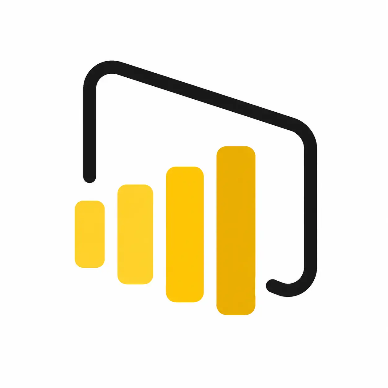 Power BI logo for ERP reporting and analytics dashboards