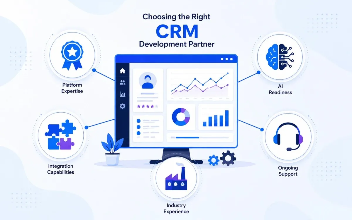 CRM development company selection framework