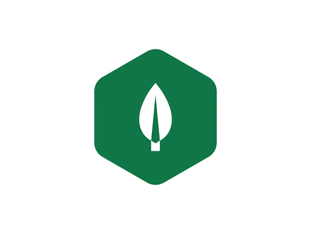 MongoDB logo for ERP NoSQL data storage