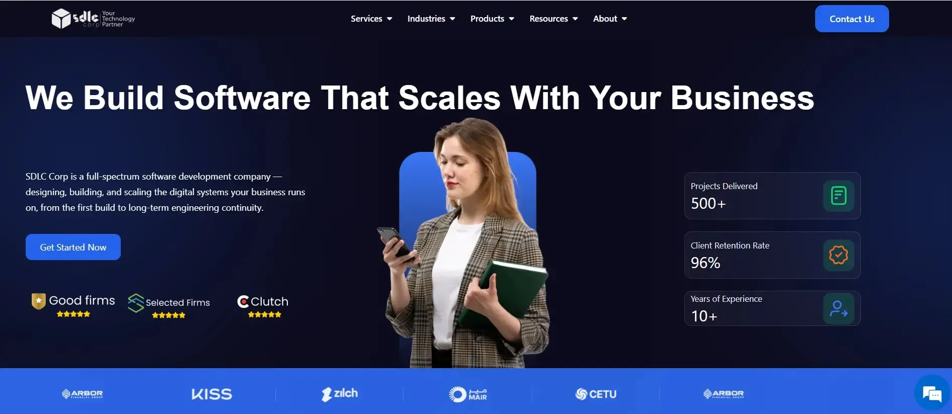 SDLC Corp official homepage preview