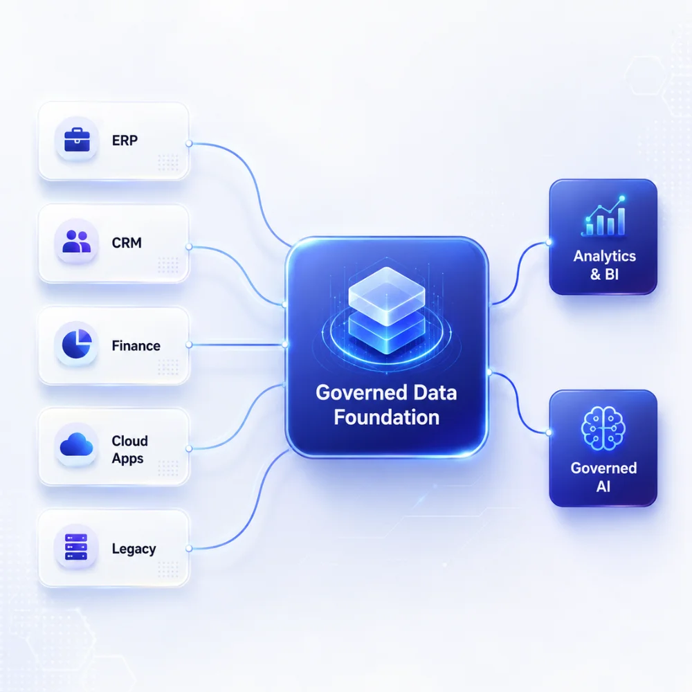 Enterprise data and AI modernization framework