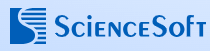 ScienceSoft blockchain development company logo