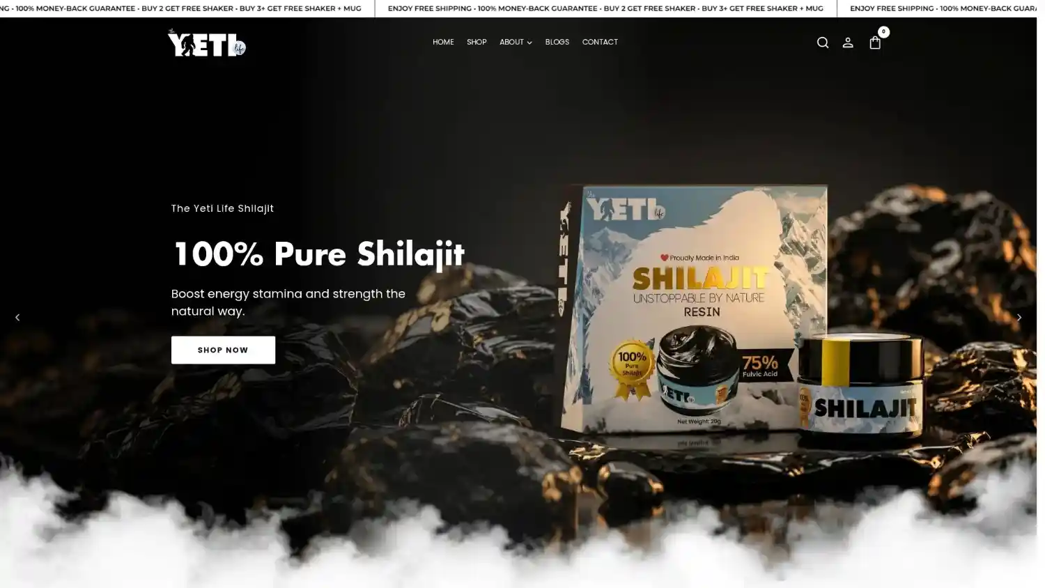 Shopify ERP integration dashboard built for Yeti Life order processing
