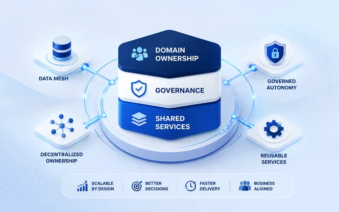 Core differences between data mesh ownership and data fabric connectivity