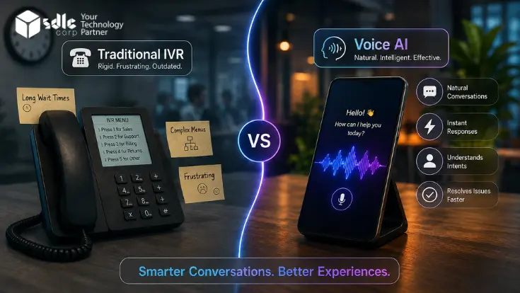 Enterprise replacing traditional IVR with Voice AI