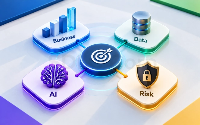 Define the Target Operating Model Enterprise operating model for business data AI and risk teams