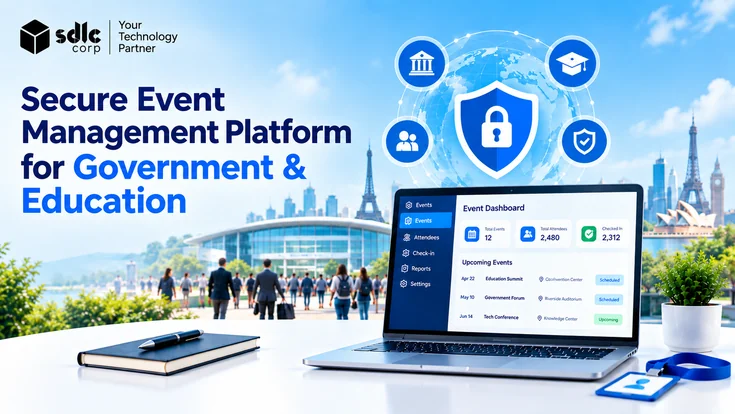 Secure event management platform for government and education banner image