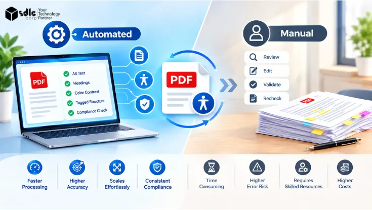 Automated vs manual PDF accessibility remediation workflows Banner IMG.