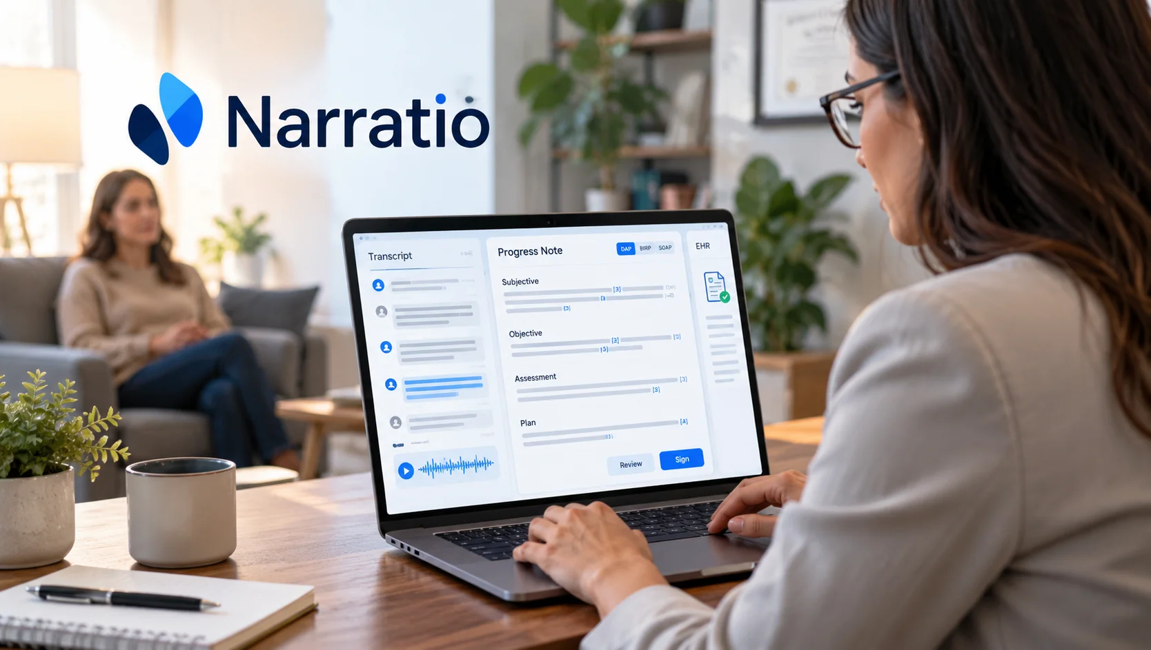Narratio AI Therapy Notes Office